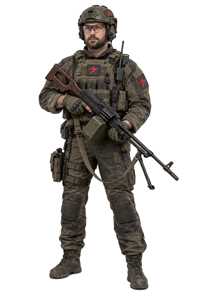 Machine gunner